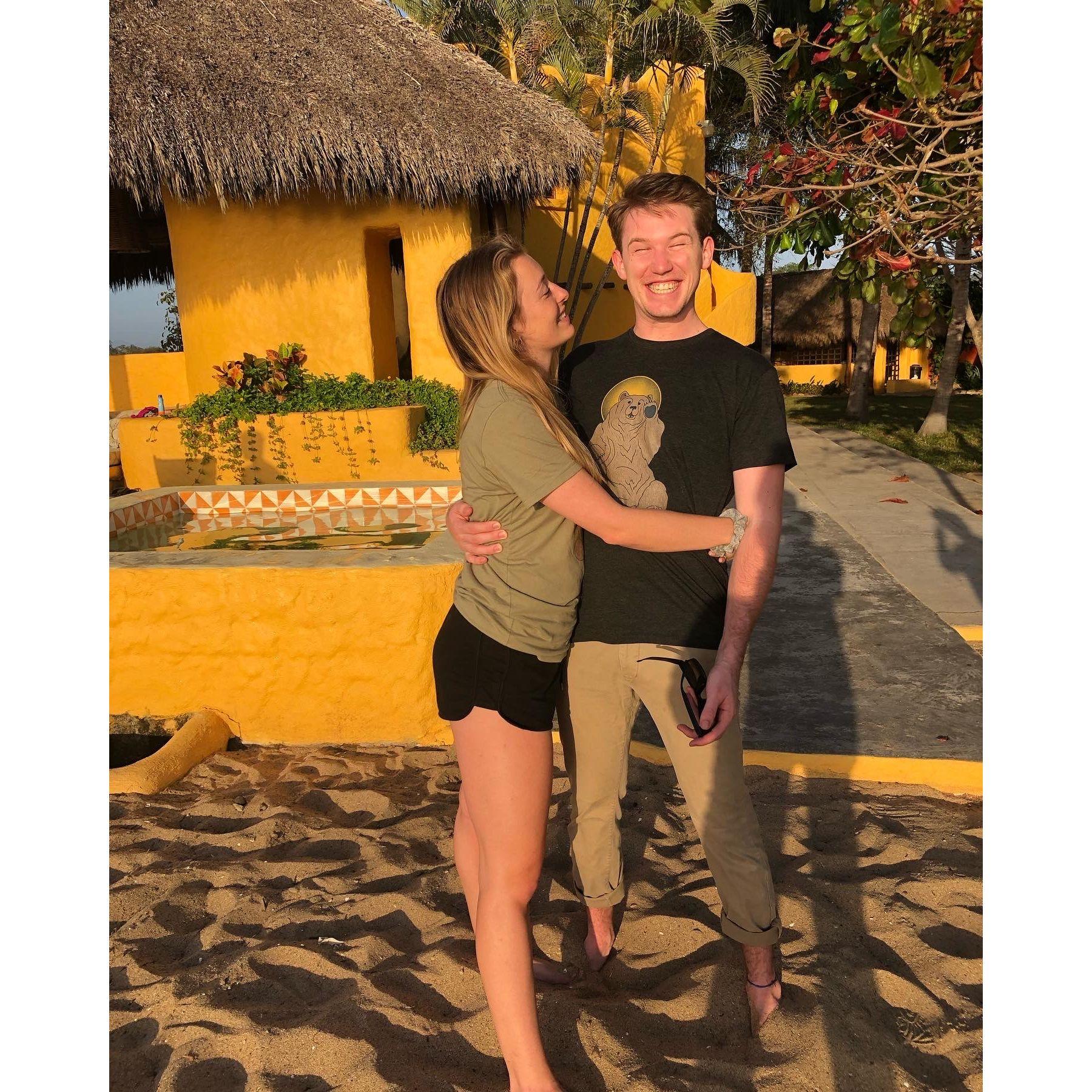 Our first trip and Erica's first time with the Masters