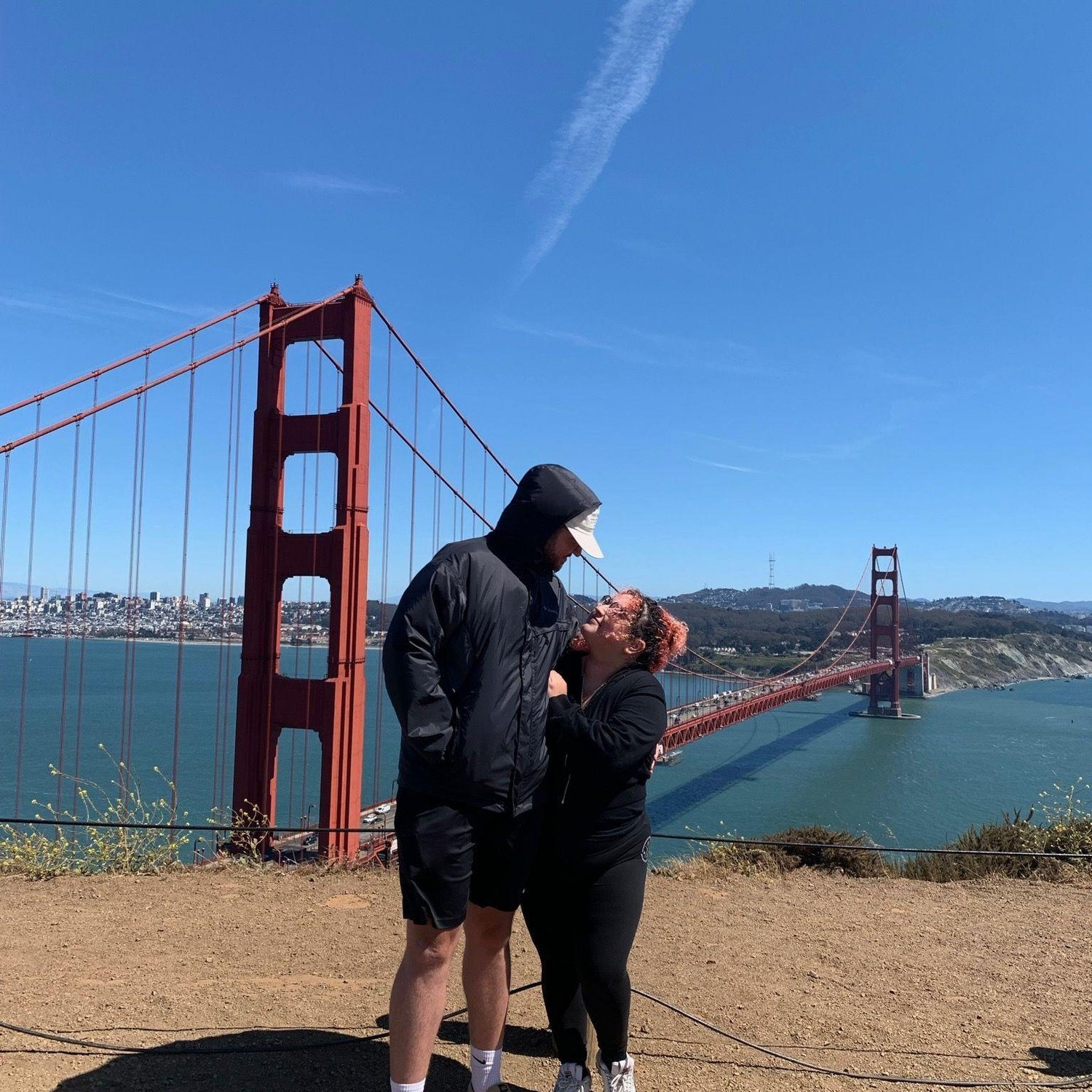 Both of our first times in San Francisco!