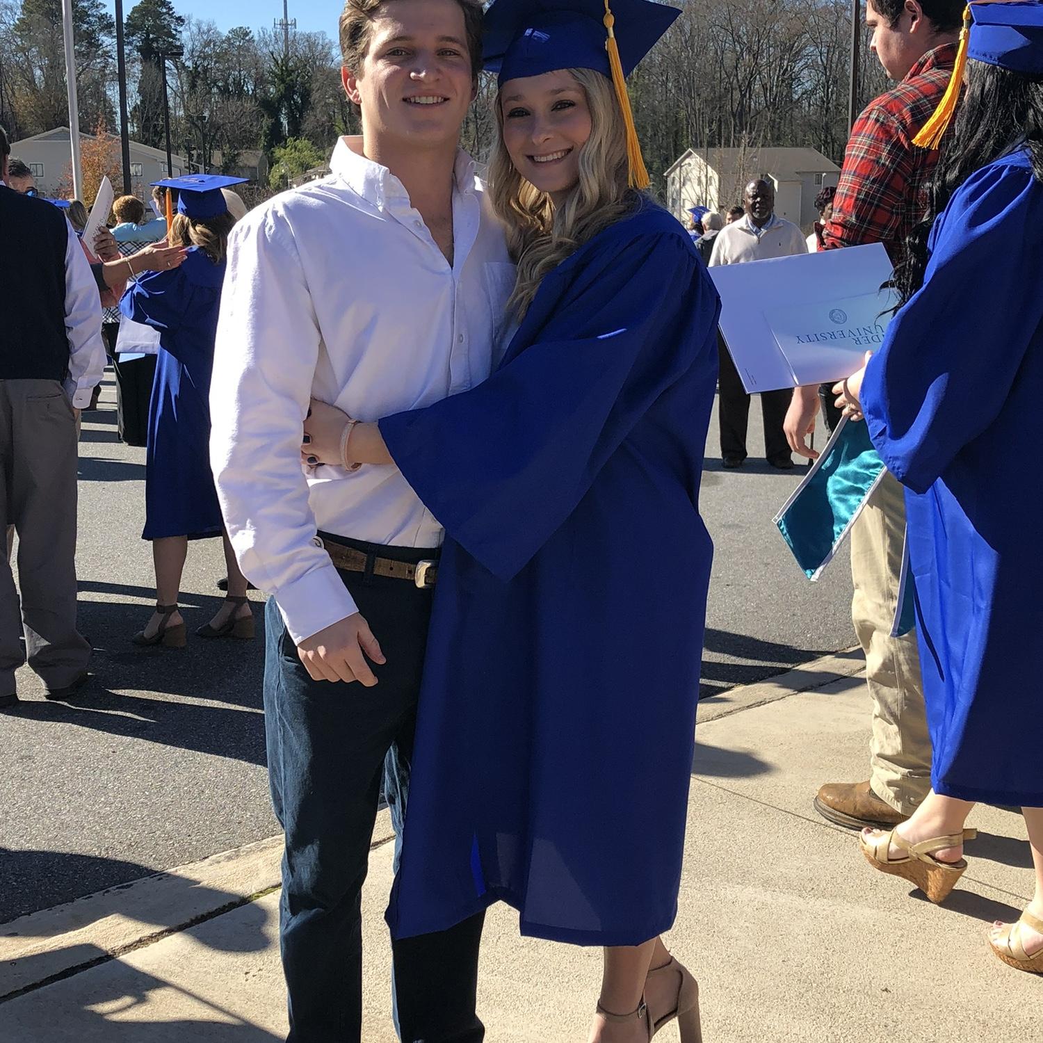 We graduated