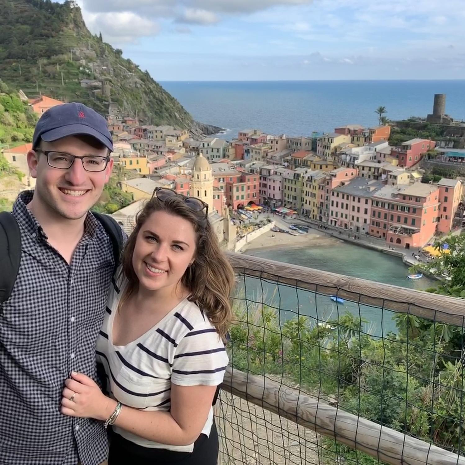 Hiking in Cinque Terre, Italy. April 2019