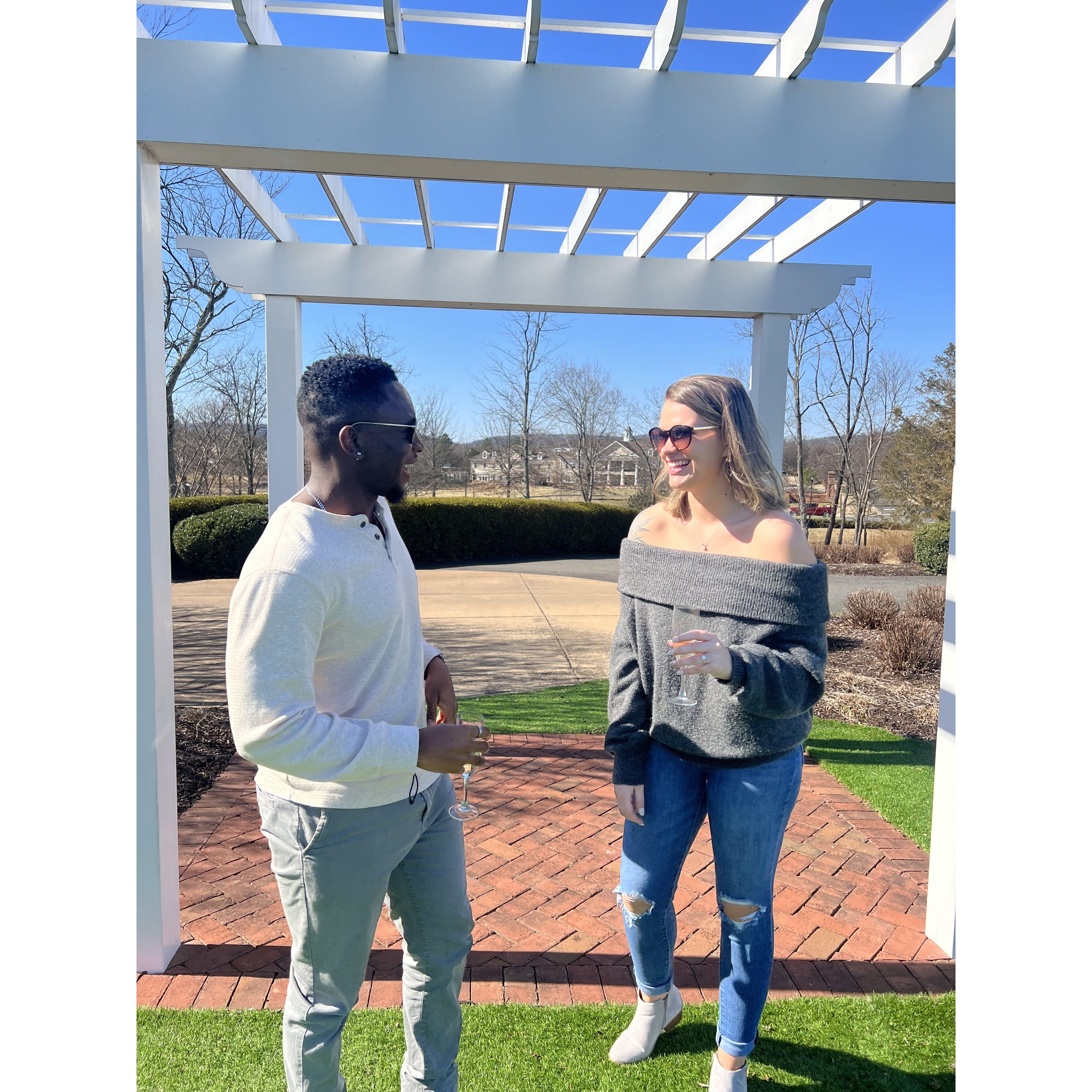 Visiting our venue for a vendor open house - February 2022