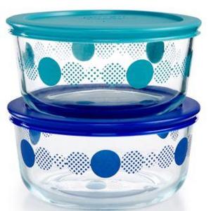 Pyrex Dots 4-Pc. Storage Set