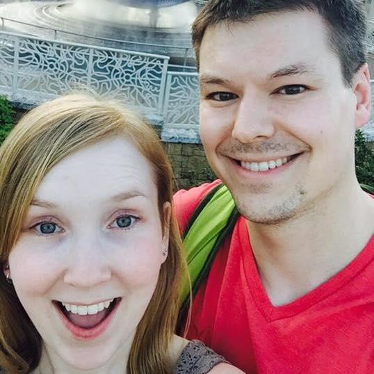 Our first big trip as a couple... here we are at Universal Studios Florida!