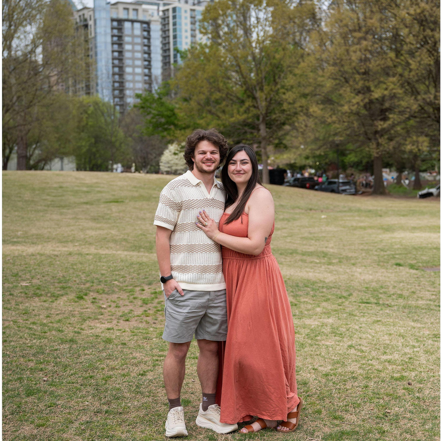 The happy couple