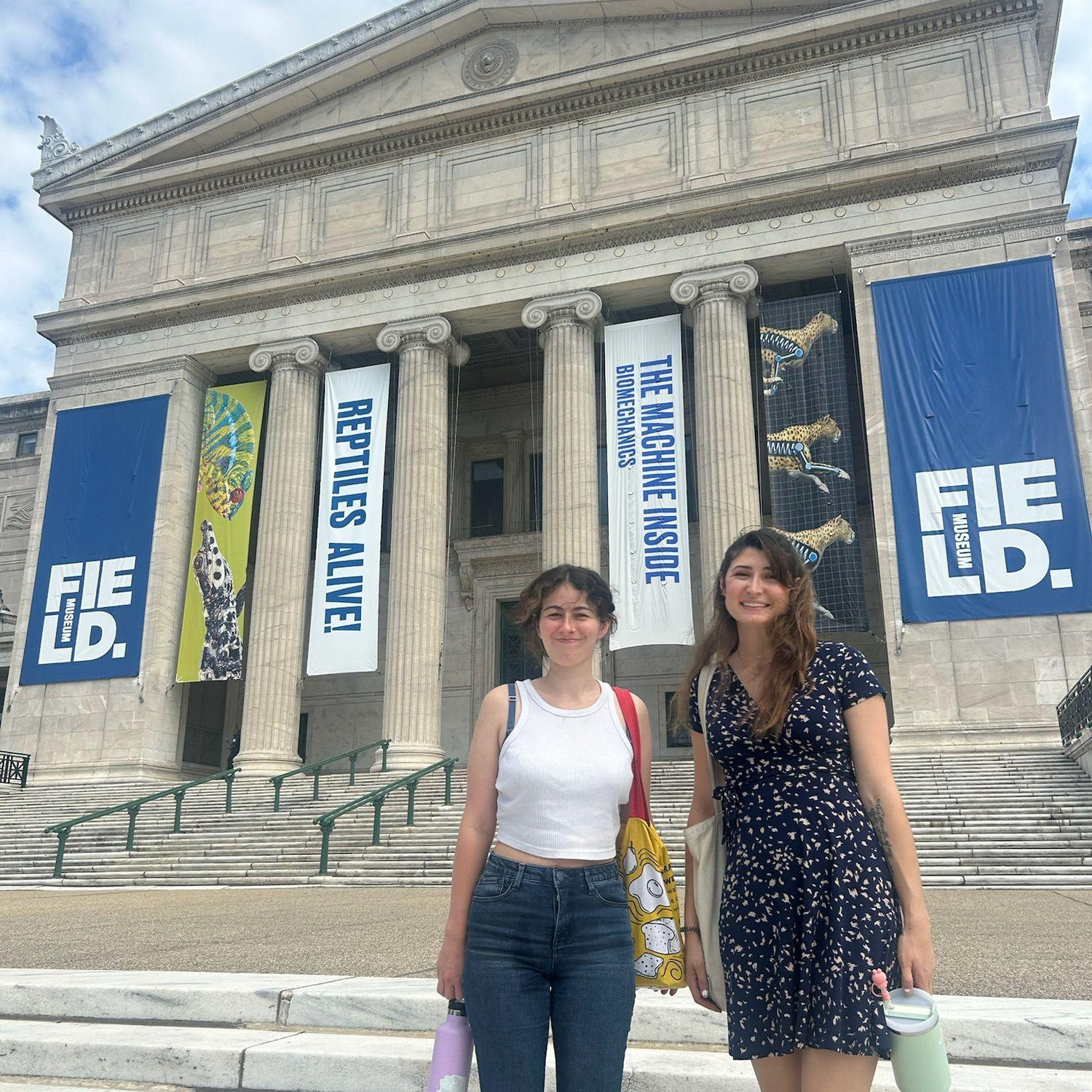 Eva and Gaia at the Field Museum - Chicago
