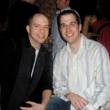 Young Anthony and David at the beginning of their relationship