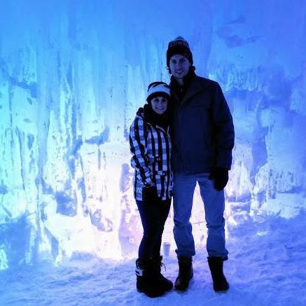 The Ice Castles in the White Mountains!