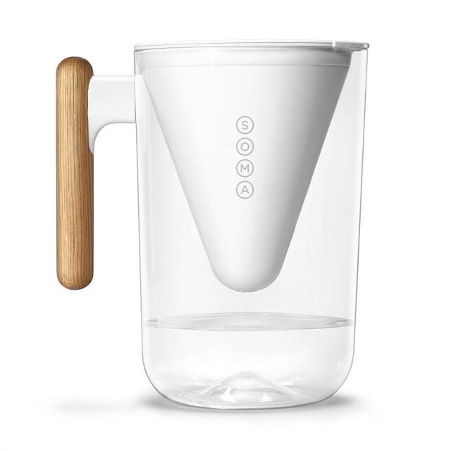 Soma 10 Cup Water Pitcher, White