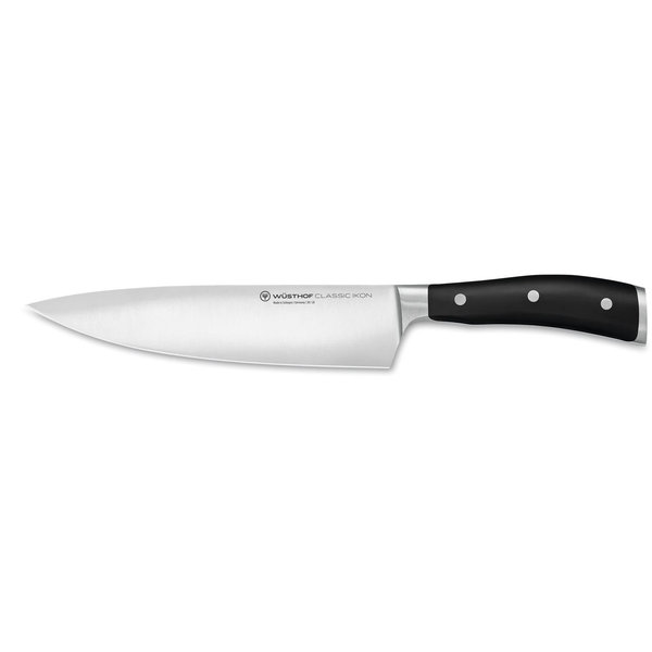 WÜSTHOF Classic IKON 8-Inch Chef's Knife, Black