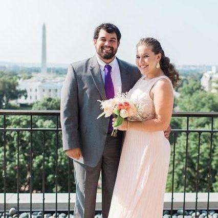 At Sandy & Roger's DC Wedding
