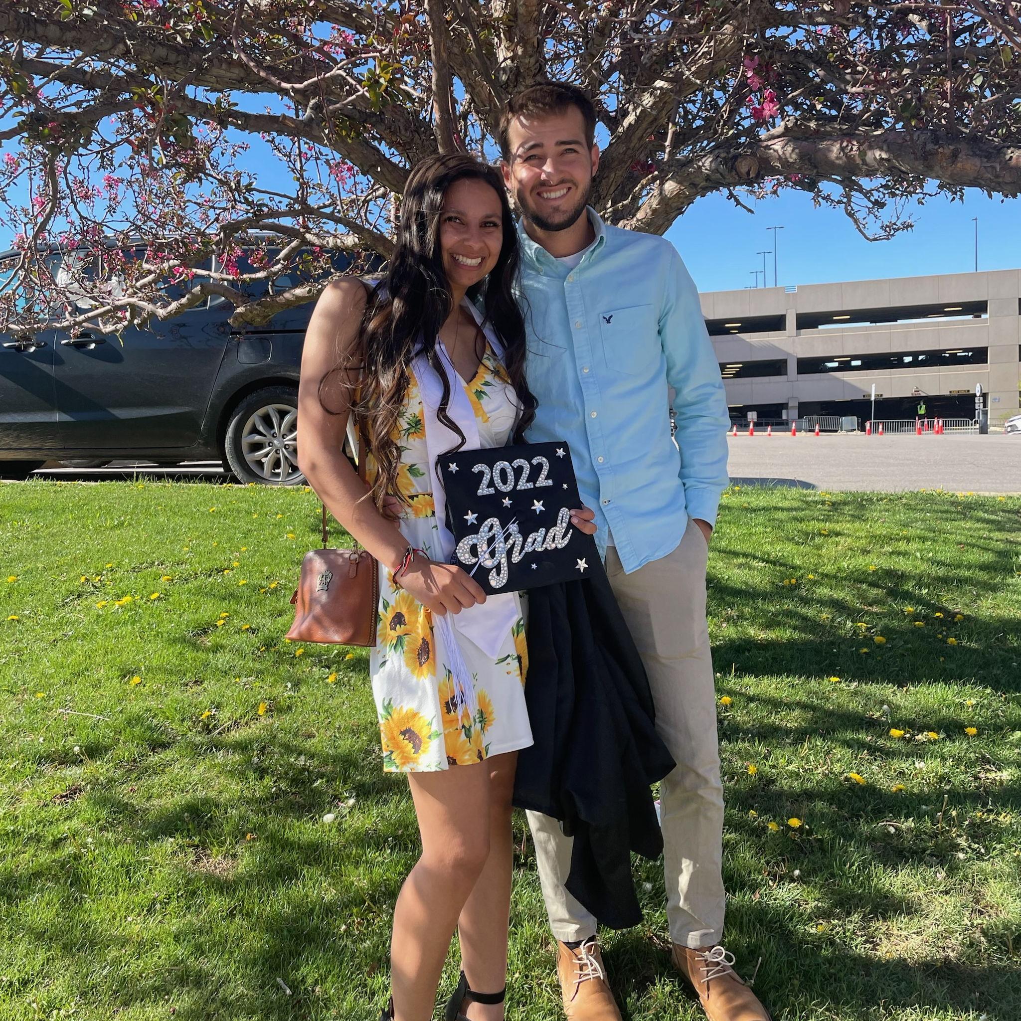 My undergrad graduation