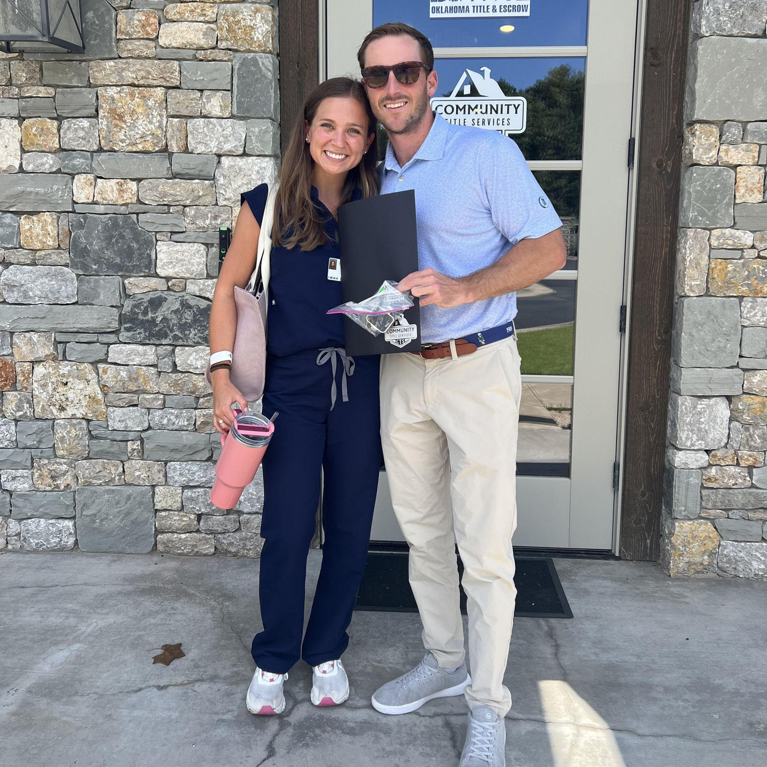 My first day working as an RN and Jake closed on our house!!