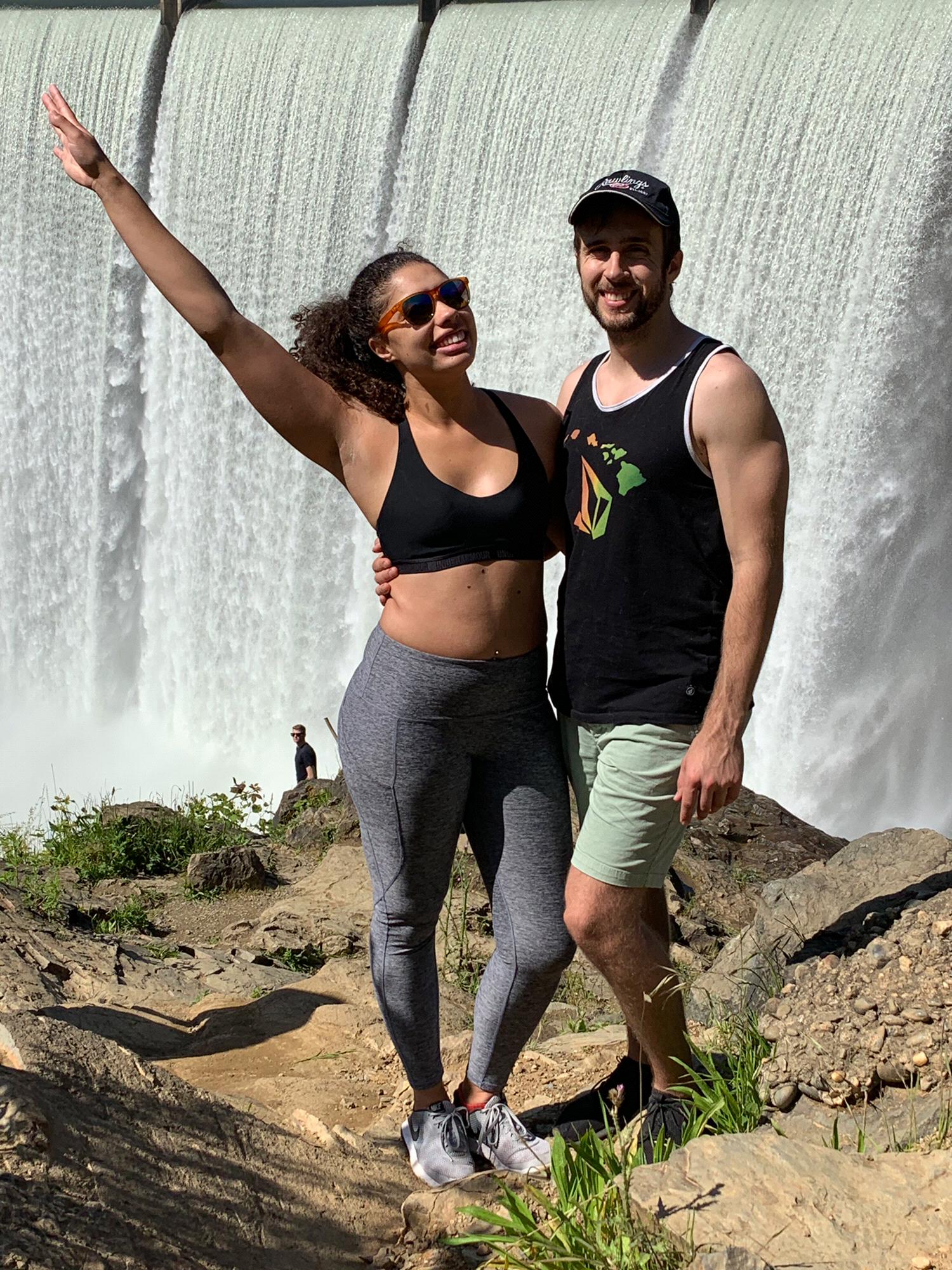 Hiking trip at Lake Clementine! The dam makes for a wonderful photo backdrop!