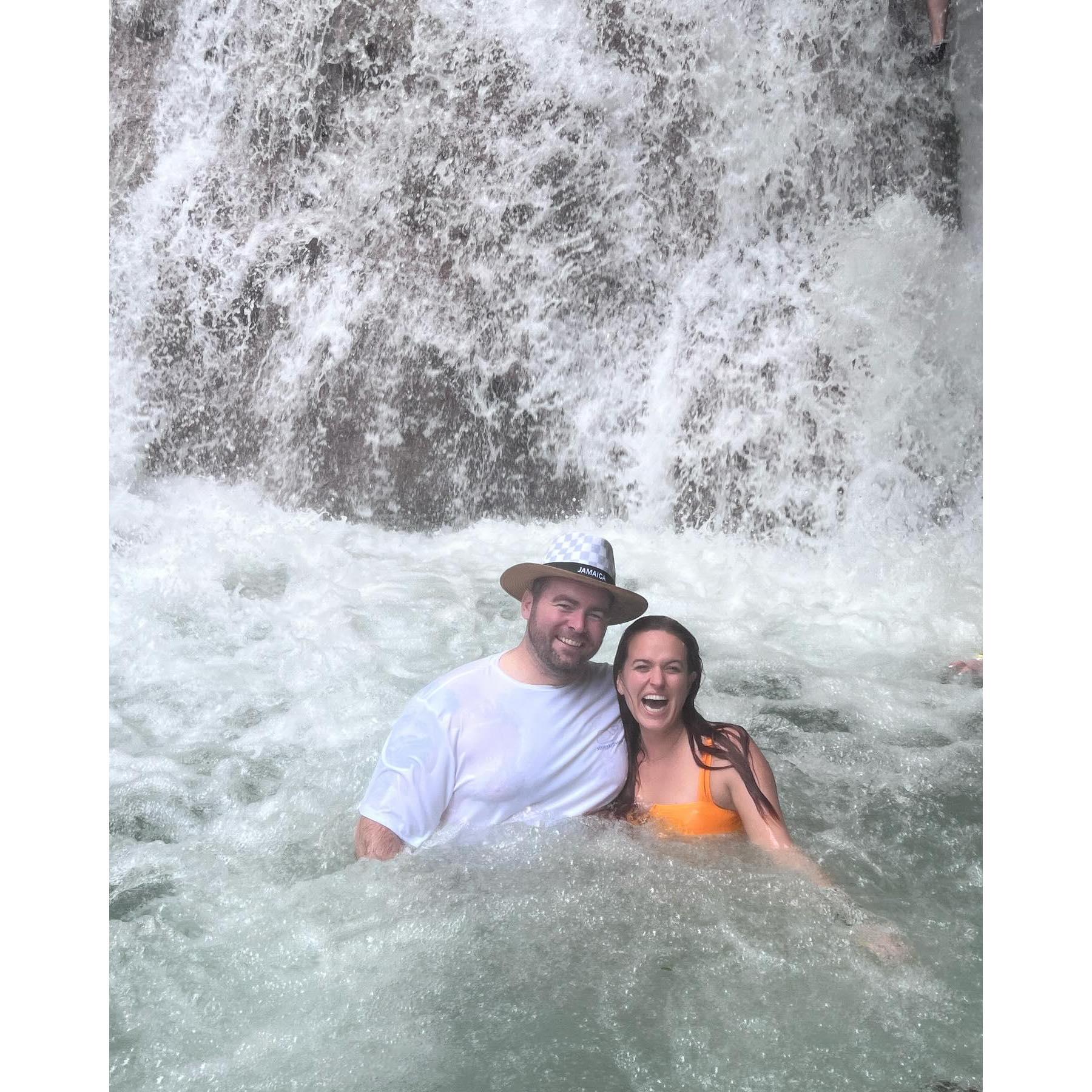 When Mia finally agreed with Nick that they were in fact a couple after he accepted her +1 invite a week before the wedding in Jamaica!