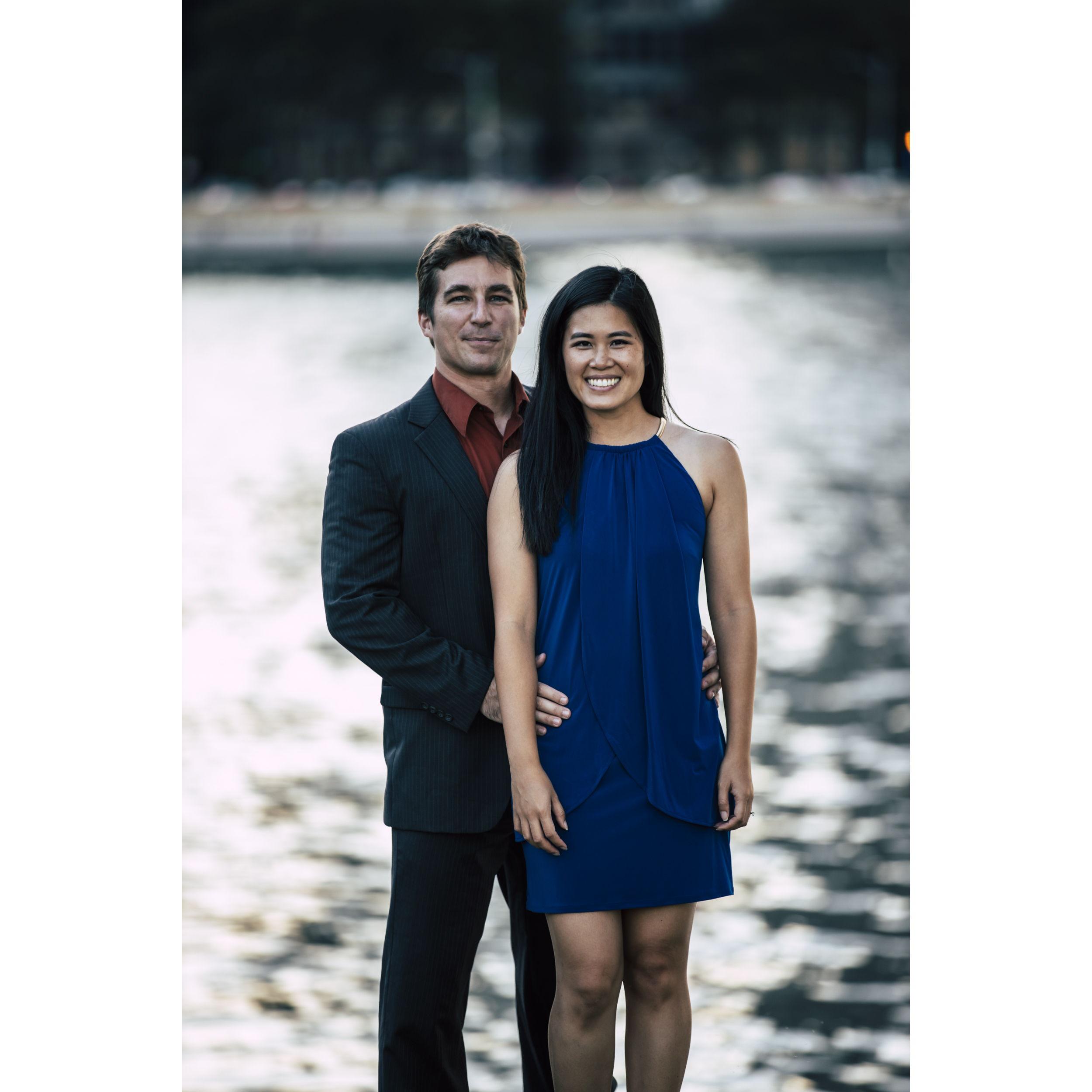 Engagement shoot on the way to Alinea