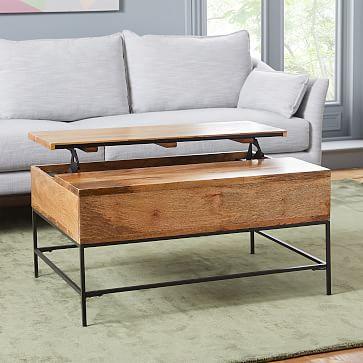 Industrial Storage Pop-Up Coffee Table