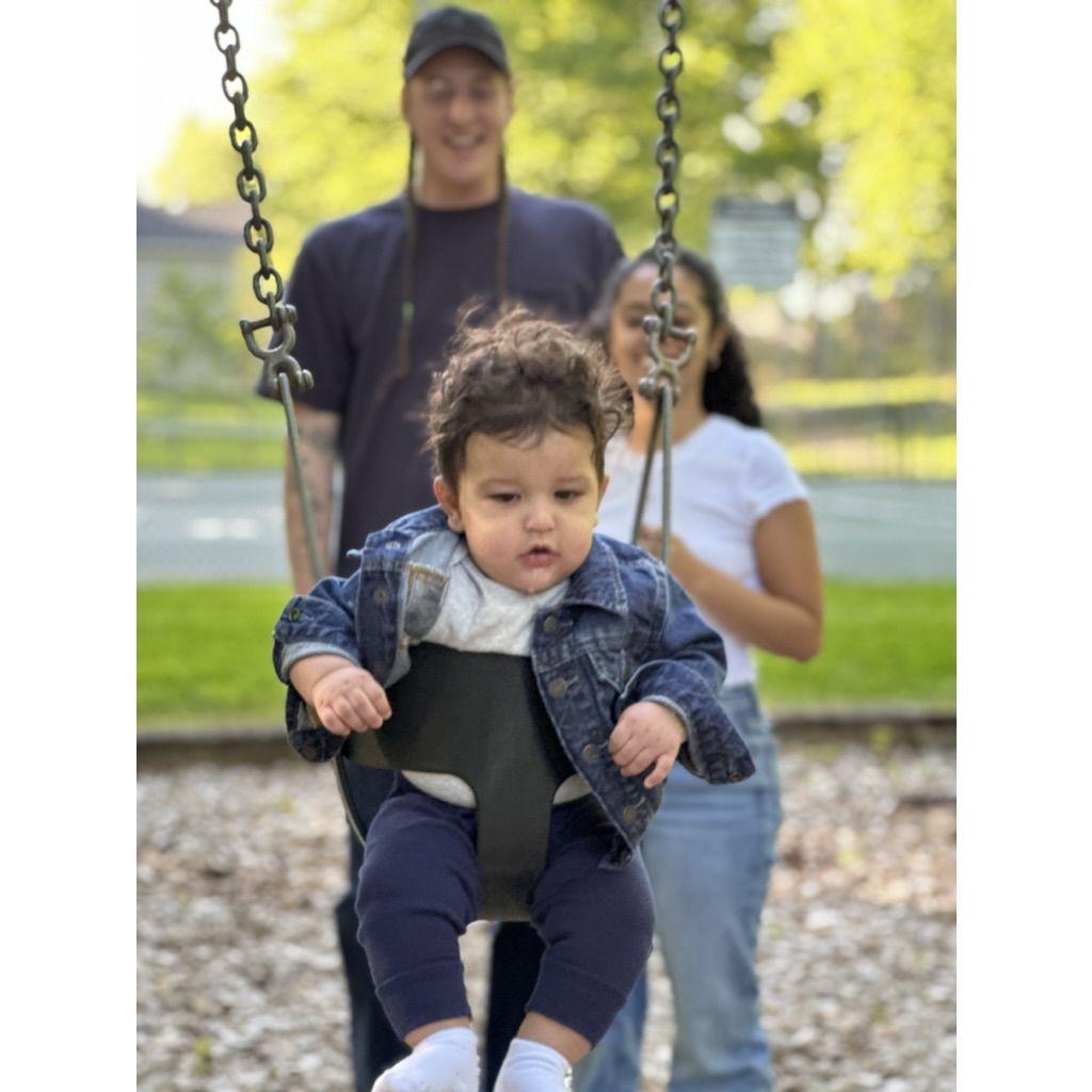 Playing with our Godson Ishmael