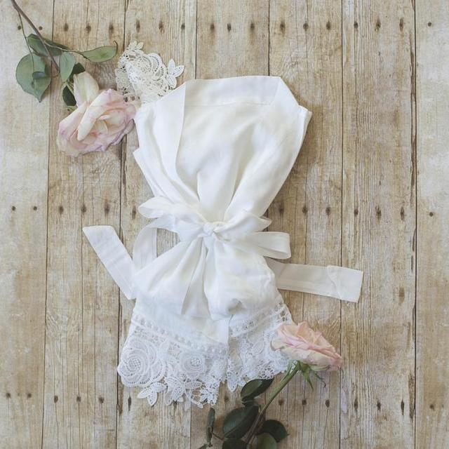 White Cotton Robe
