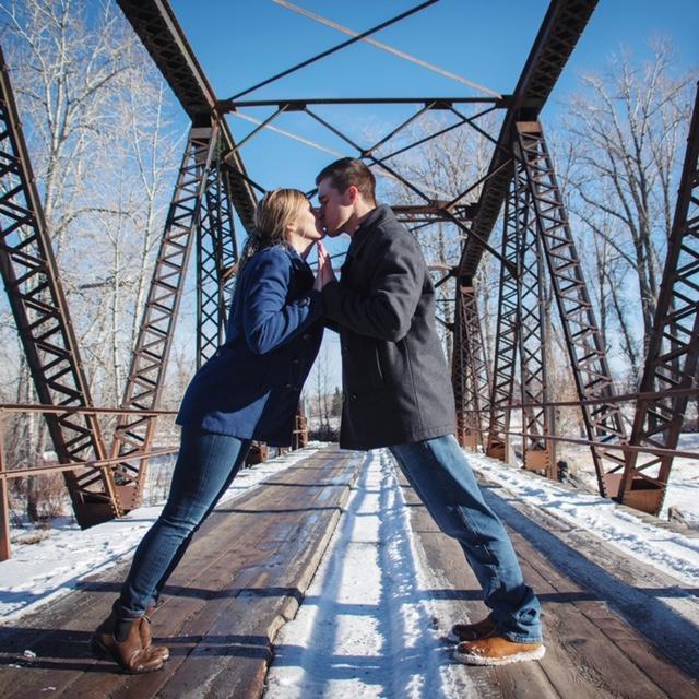 On the same bridge where Abigail's senior pictures were taken
