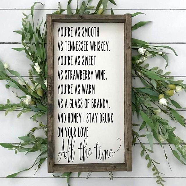 Flowershave357 Youre As Smooth as Tennessee Whiskey Tennessee Whiskey Sign Rustic Wood Sign