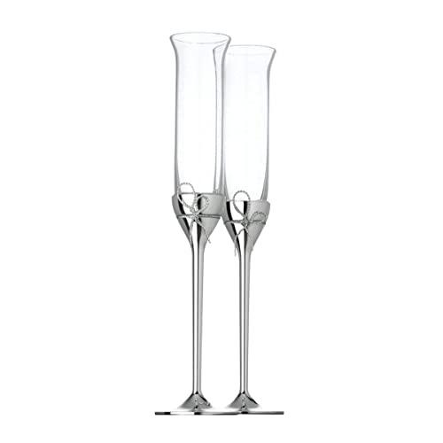 UMEIED Champagne Flutes Set of 12, 6 Oz Premium Glasses Transparent