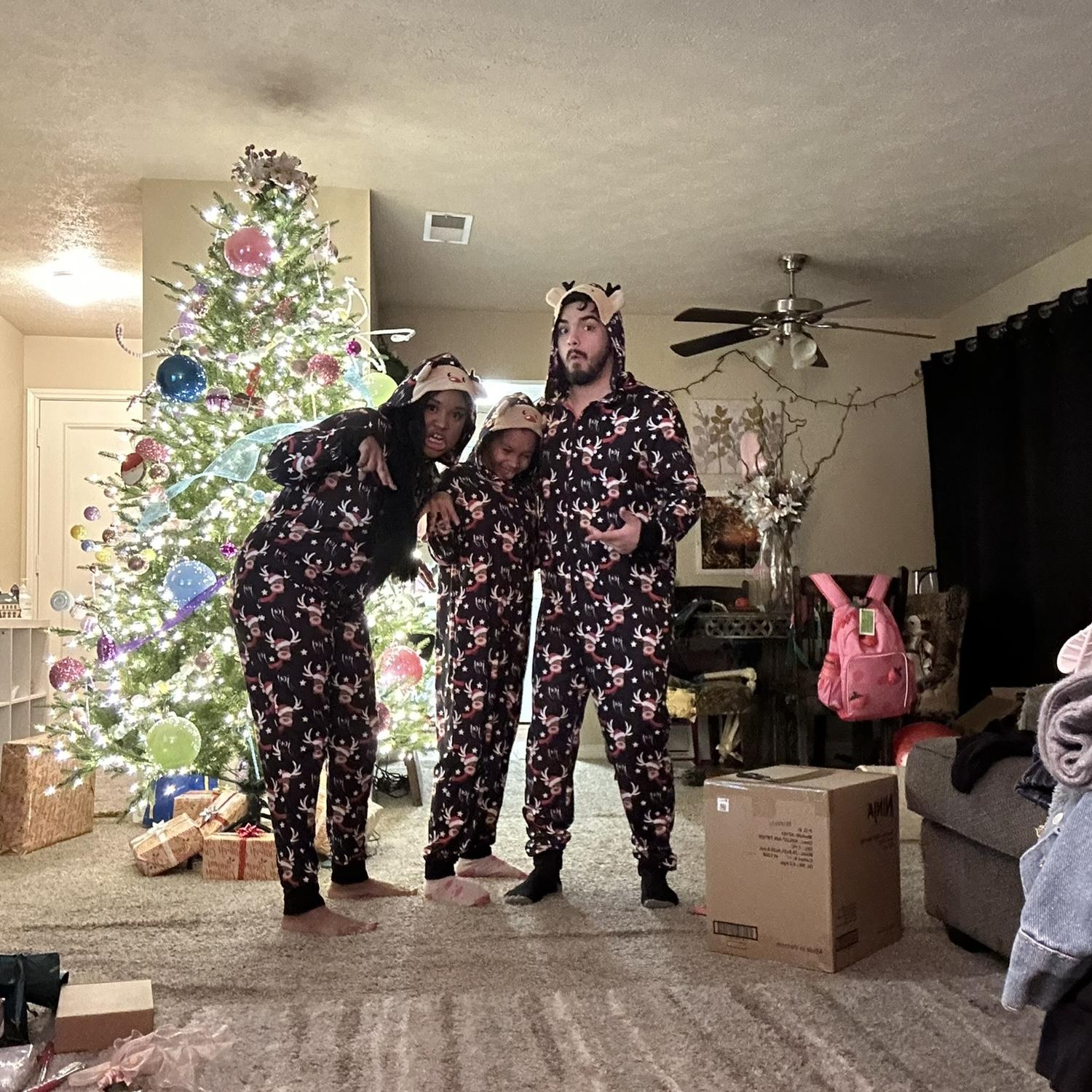 Silly family Christmas Day