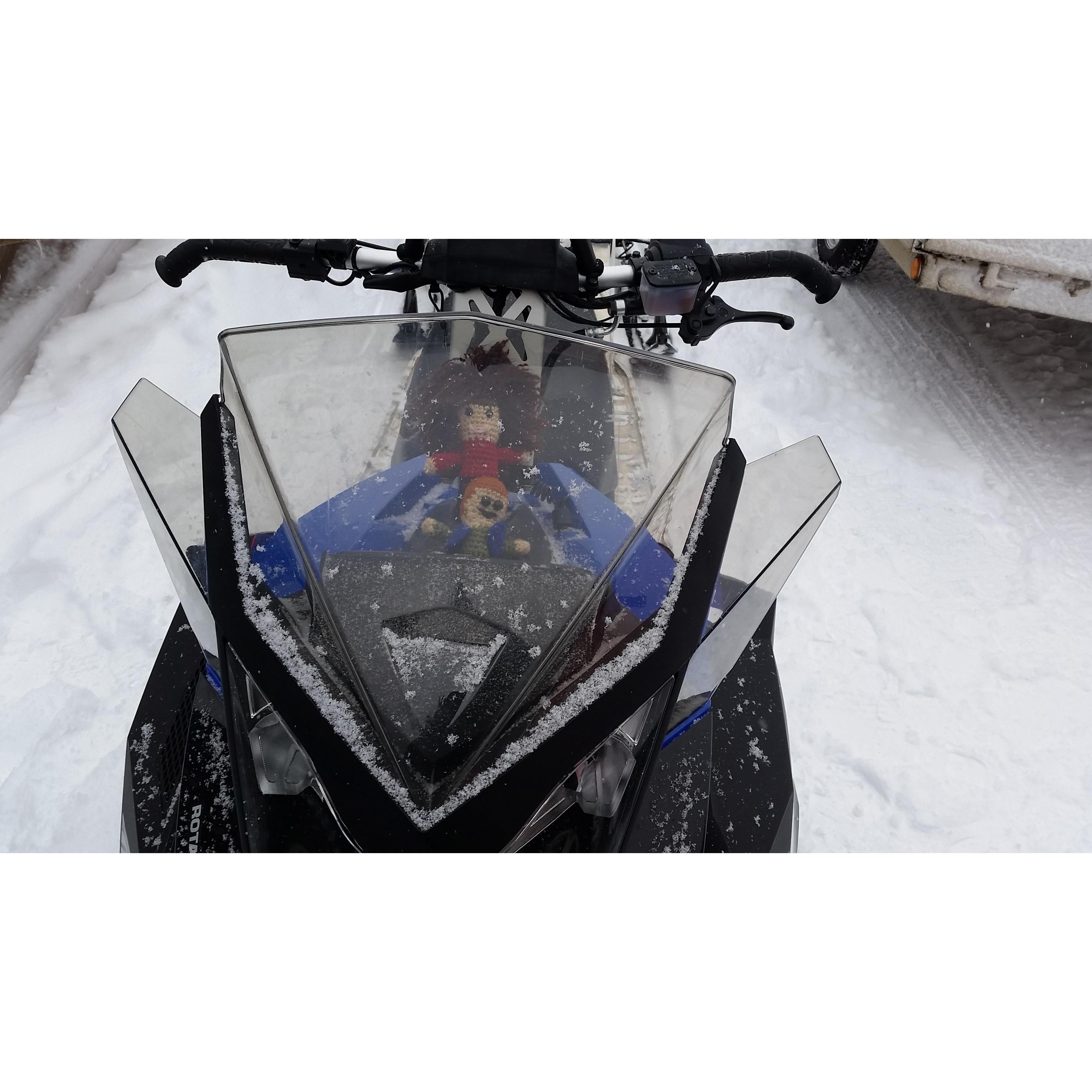 First Time snow mobling!!! Dec 2016