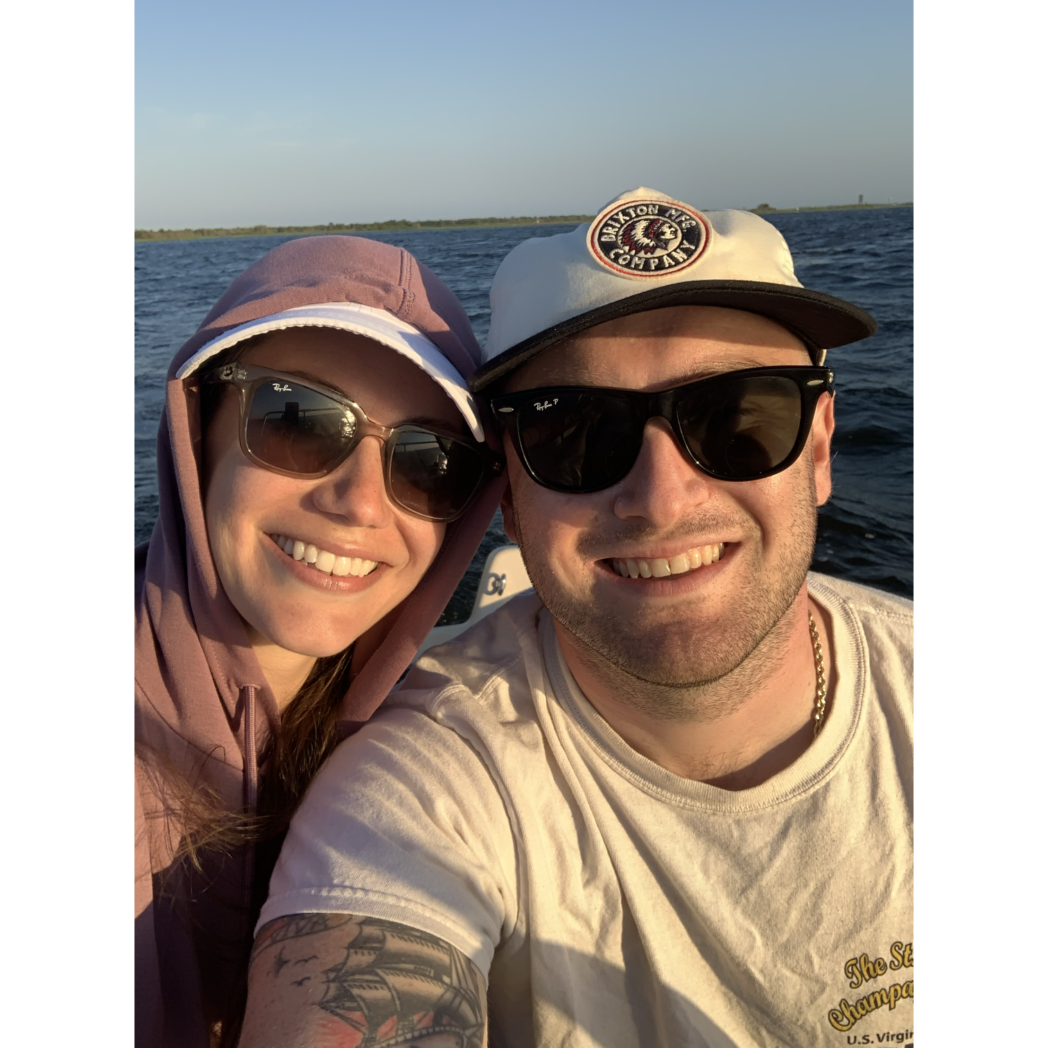 All smiles on the water