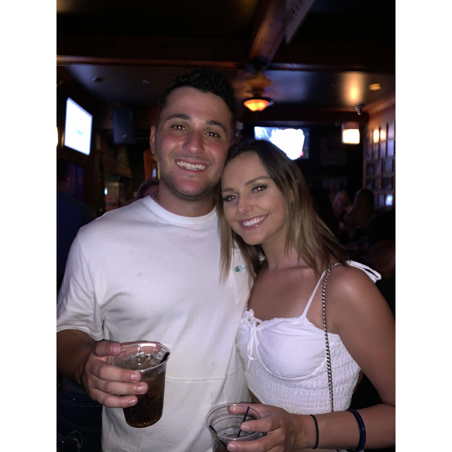 Our first photo together! - July 2019
