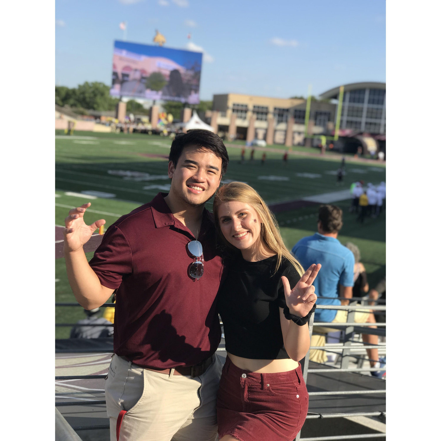 First Texas State home game! We lost though...