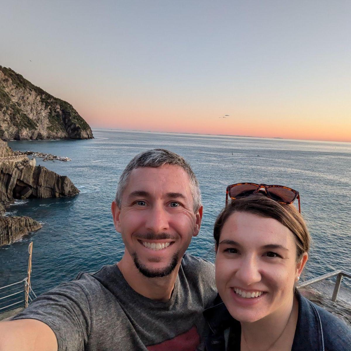 Sunset in Cinque Terre. October 2024