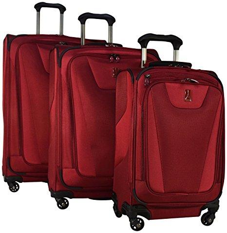Travelpro Maxlite 4 3 Piece Set: Expandable 29" Spinner, Expandable 25" Spinner and Expandable Carry-on Spinner (Merlot)
