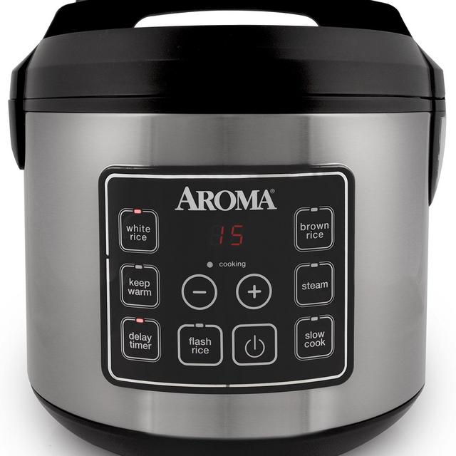 Aroma Housewares 20 Cup Digital Rice Cooker, Slow Cooker, Food Steamer