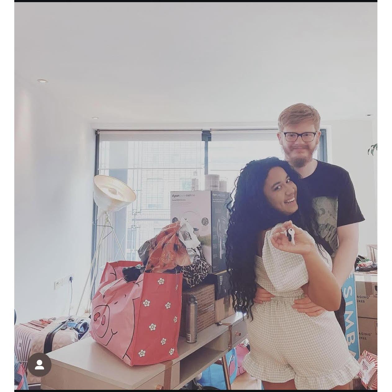 When we moved in together!