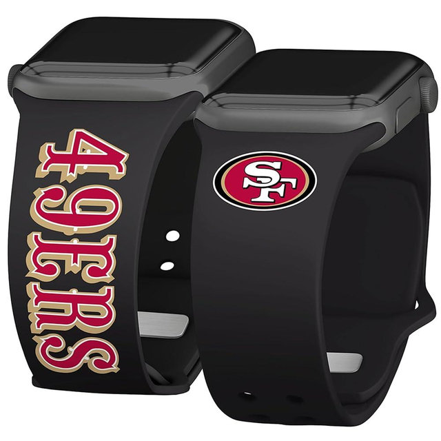 Game Time San Francisco 49Ers HD Iconic Edition Watch Band Compatible with Apple Watch