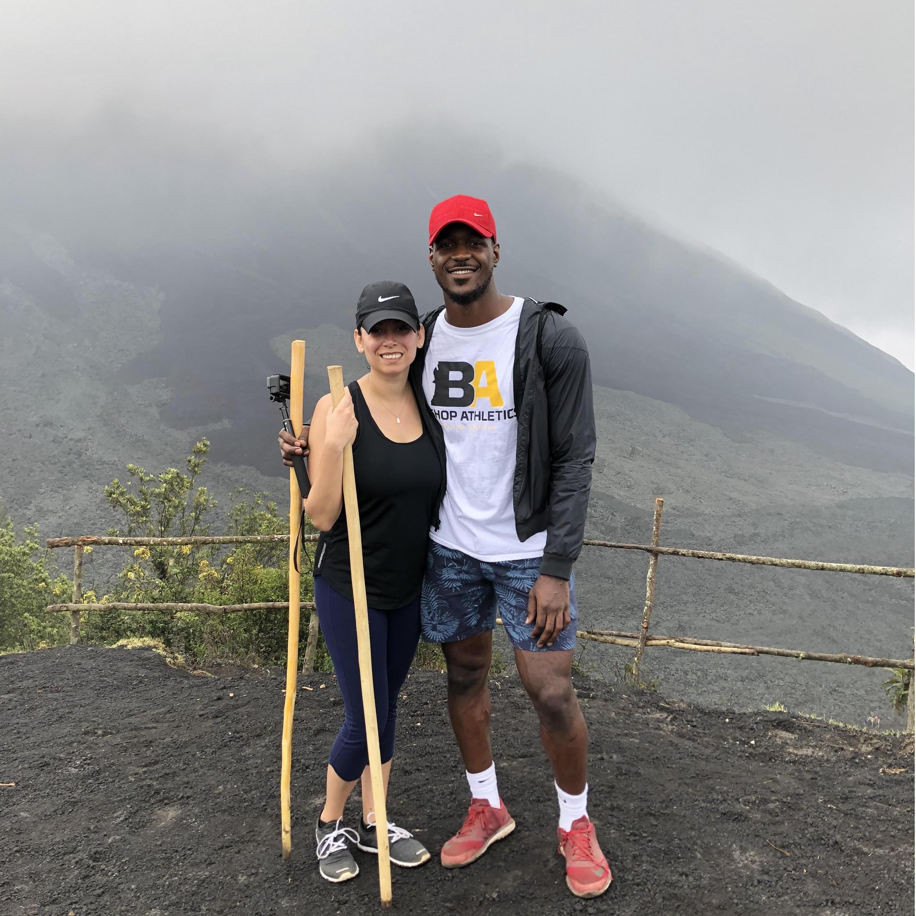 Hiking Pacaya, an active volcano in Guatemala.