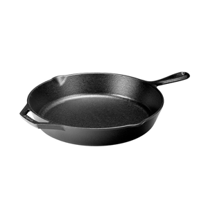 Lodge 10.25 Inch Cast Iron Pre-Seasoned Skillet – Signature Teardrop Handle - Use in the Oven, on the Stove, on the Grill, or Over a Campfire, Black