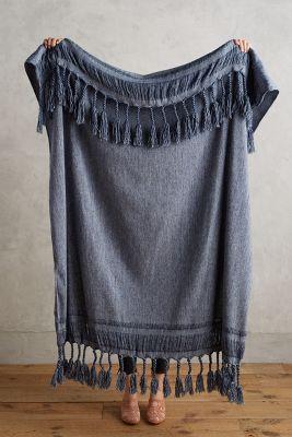 Roped Fringe Throw Blanket