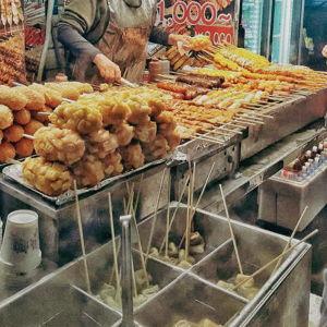 Korean Street Food at Dongmun Market