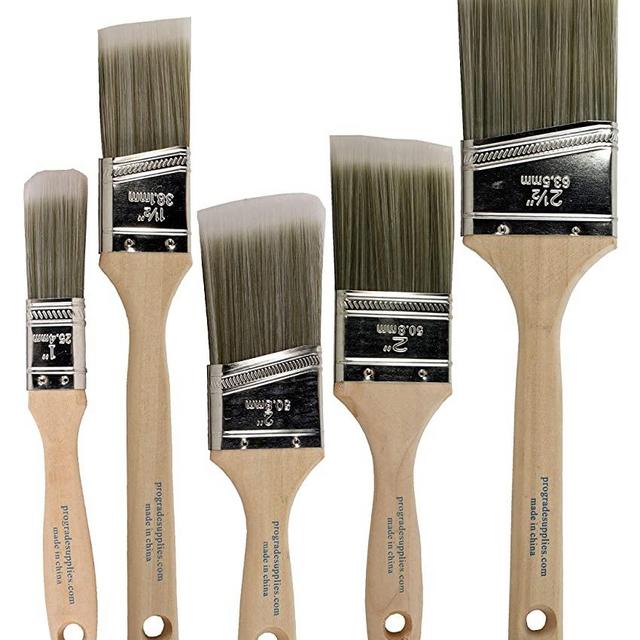 Pro Grade - Paint Brushes - 5 Ea - Paint Brush Set