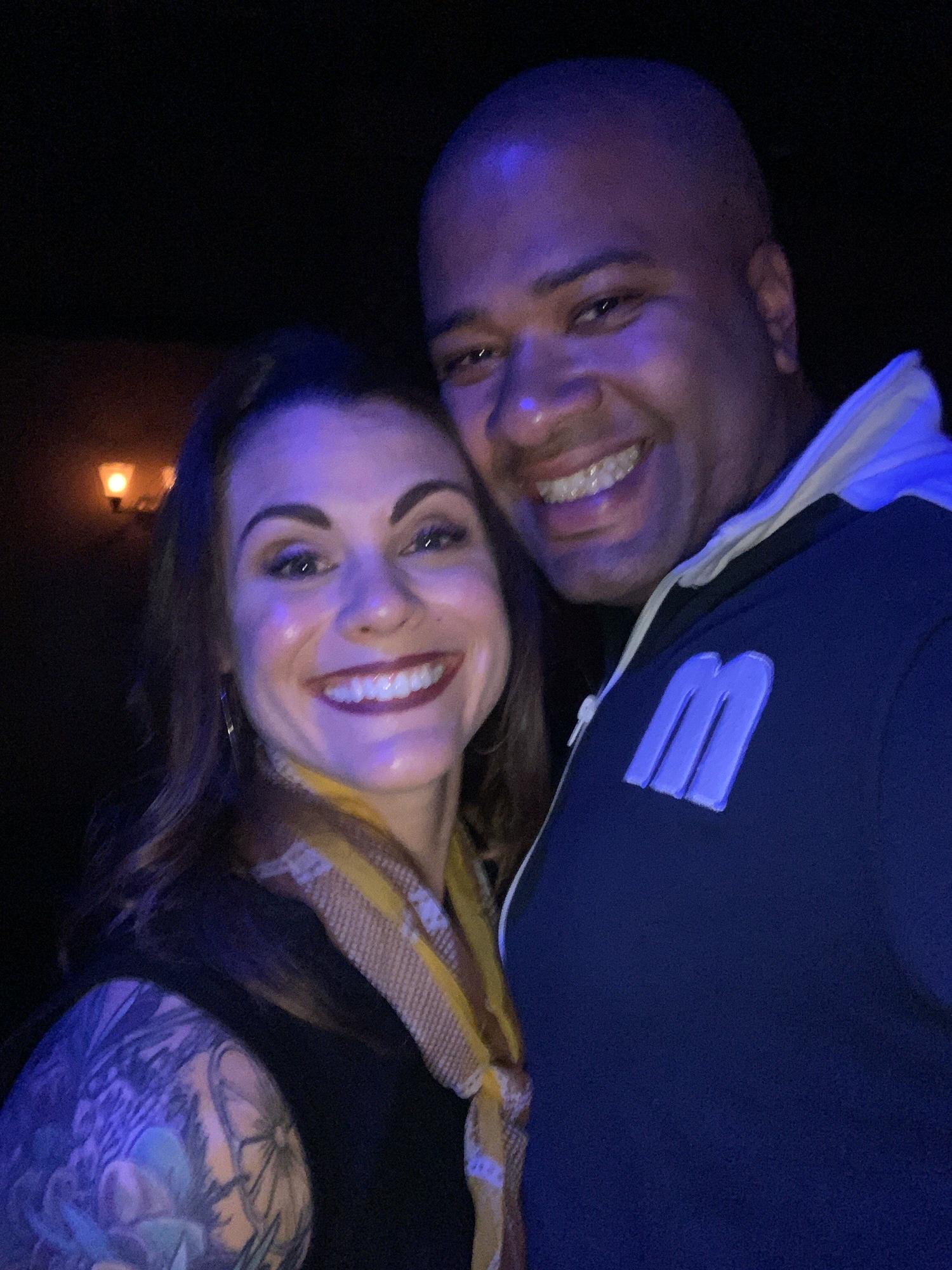 Watching Ted perform