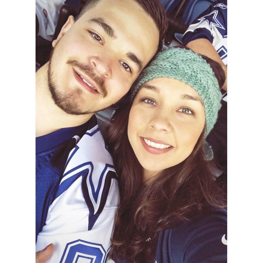 Our very first Cowboys game!