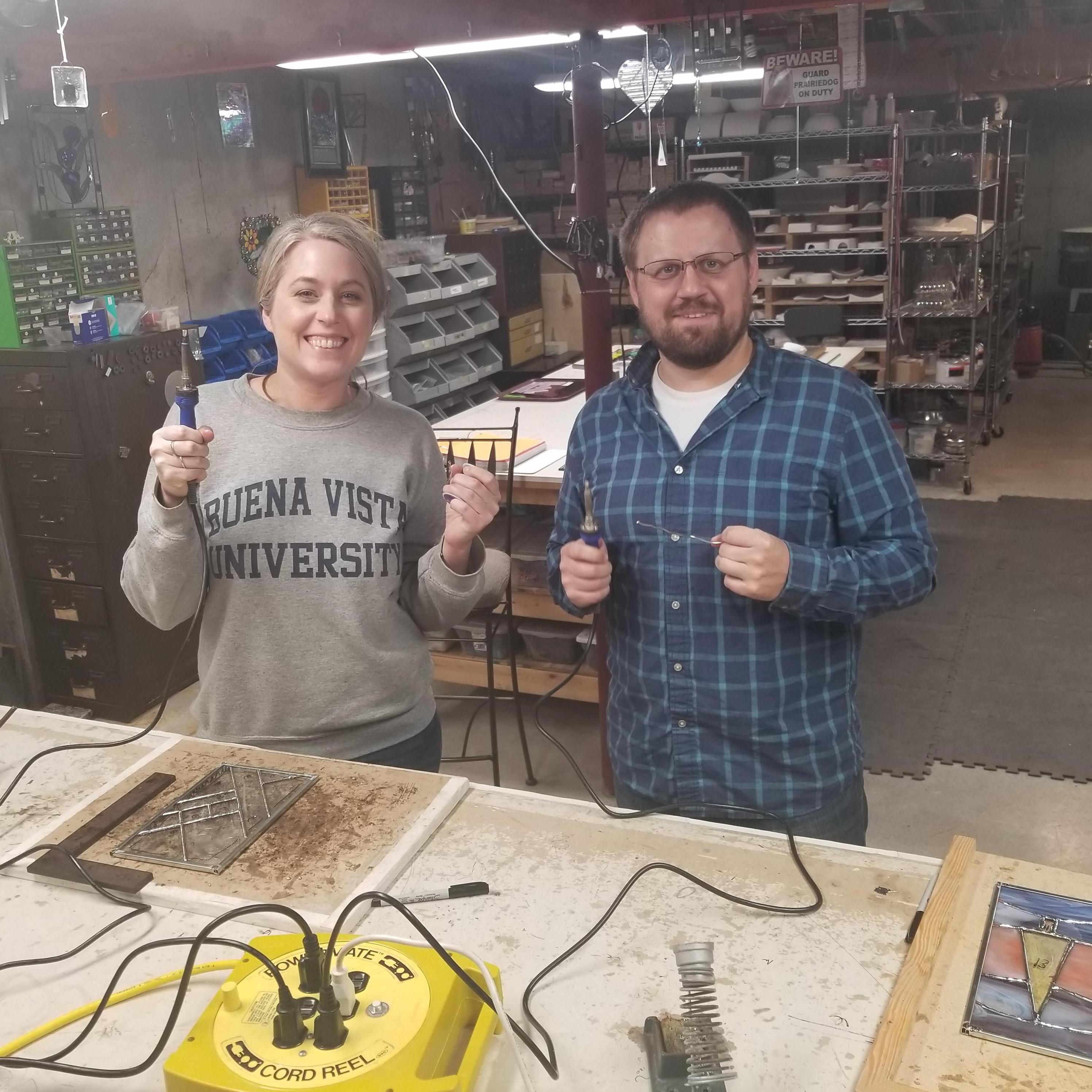 Stained glass! It has been fun learning and creating together.