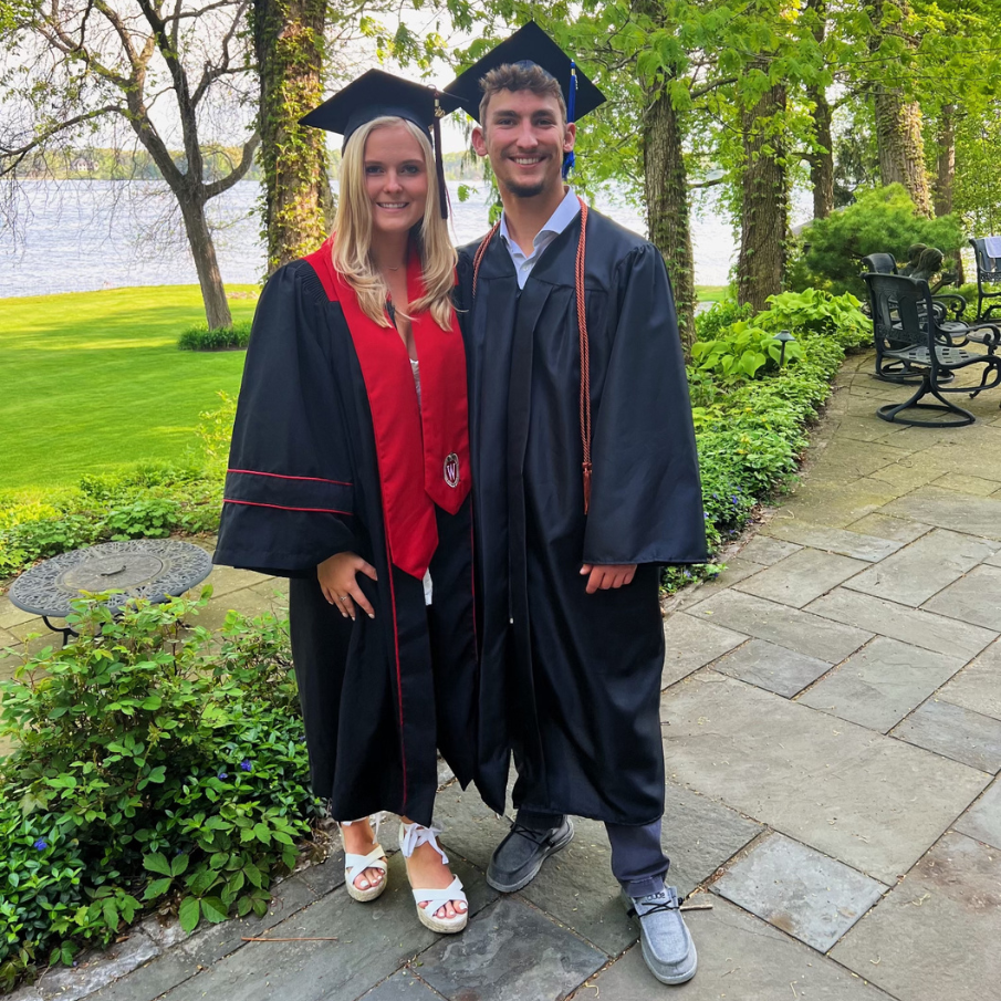Graduation in 2023 - Isabelle from UW-Madison & Jack from UW-Whitewater