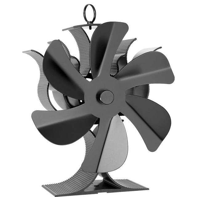 Miaton Wood Stove Fan Heat Powered | Non Electric Heat Activated Fan for Wood Burning Stove/Log Burner | Thermoelectric Fireplace Fan| W/wood Stove Accecories
