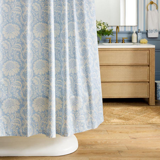 Kravet Solaria Shower Curtain, Indigo, 72"