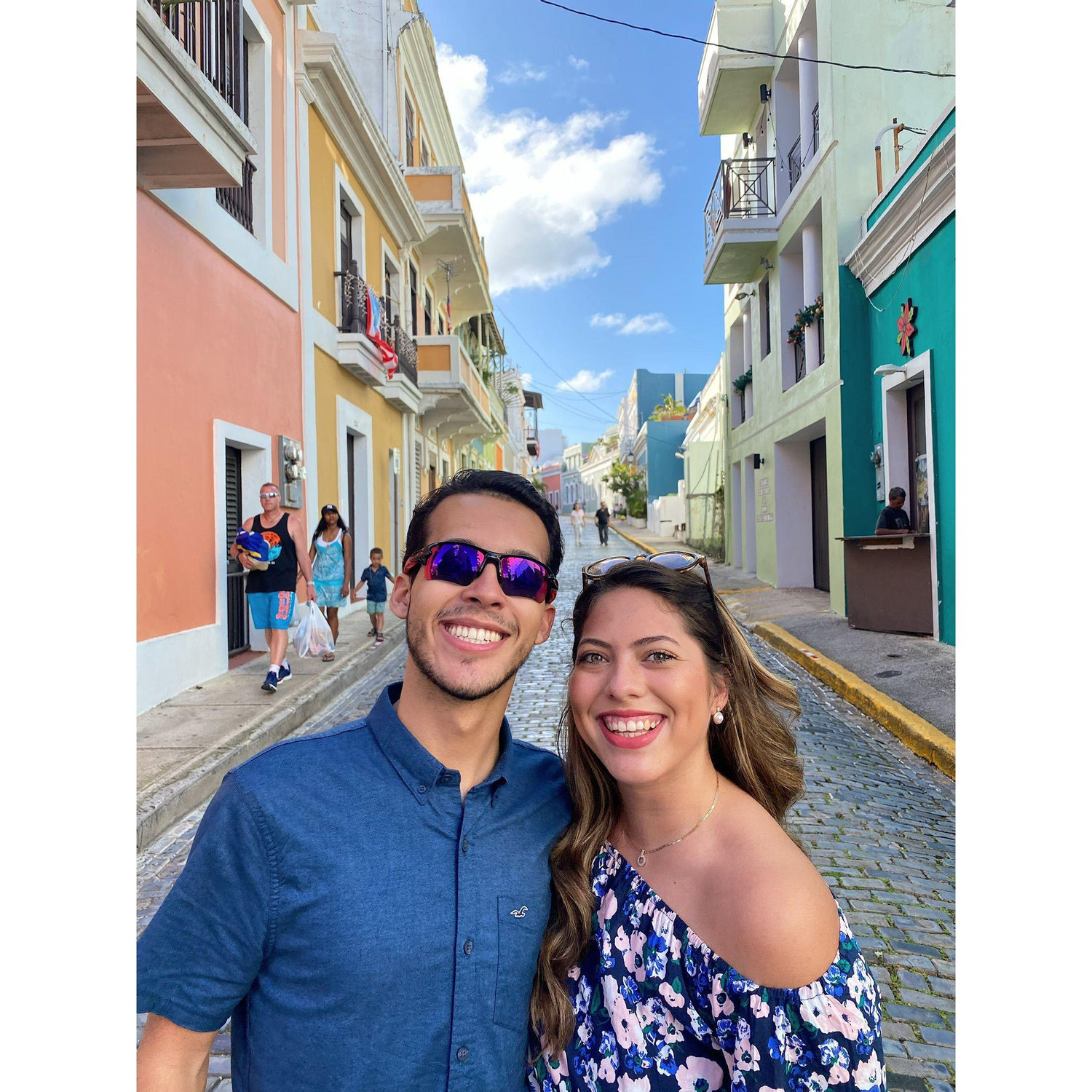 Marjorie's first time in Puerto Rico with Carlos / La primera vez que Marjorie visitó Puerto Rico con Carlos