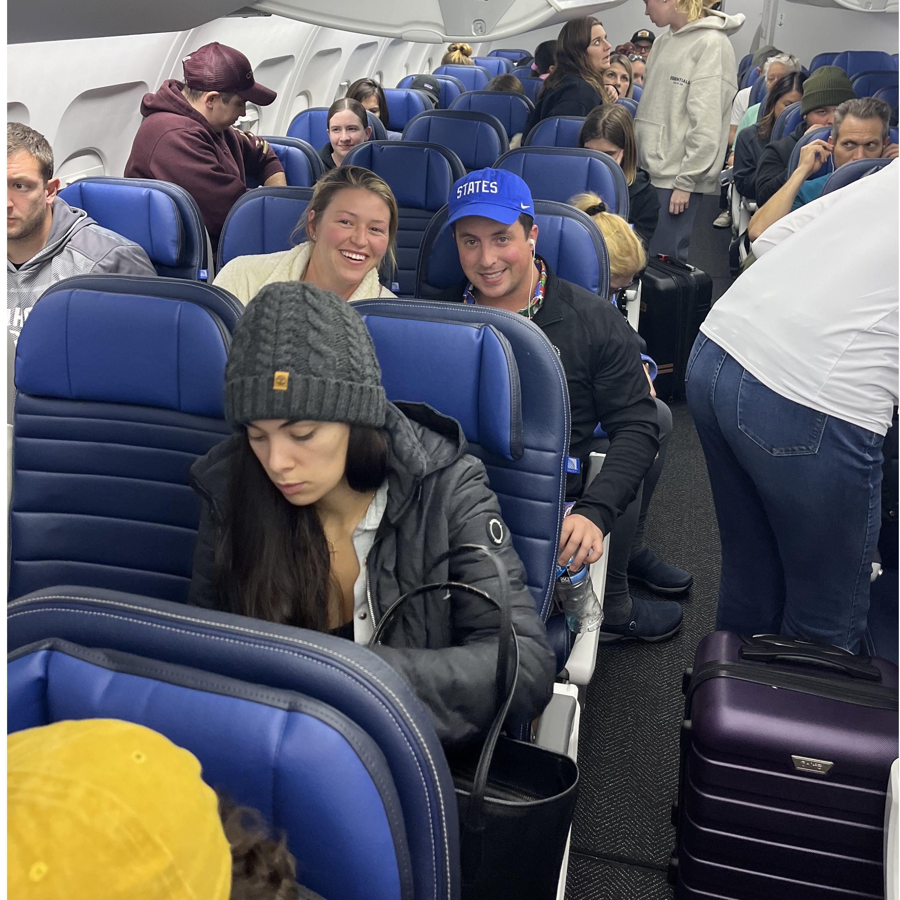 Seems like we are always on planes!