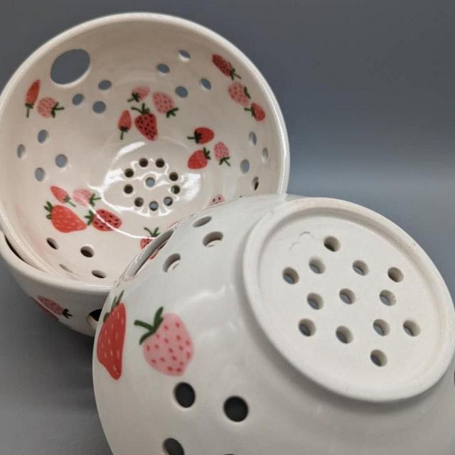 Ceramic Porcelain Handmade Berry Bowls