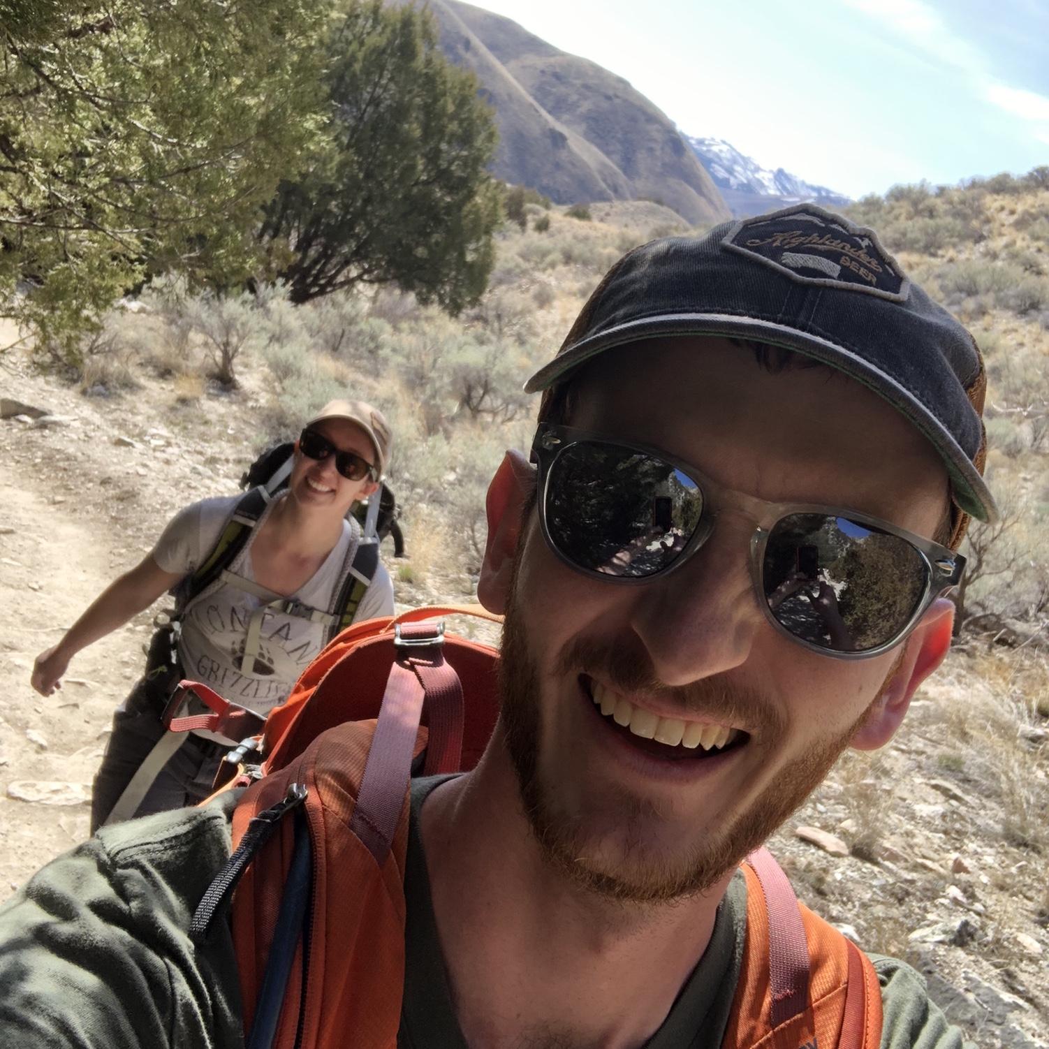 Hike to Goldbug Hot Springs. March 2022